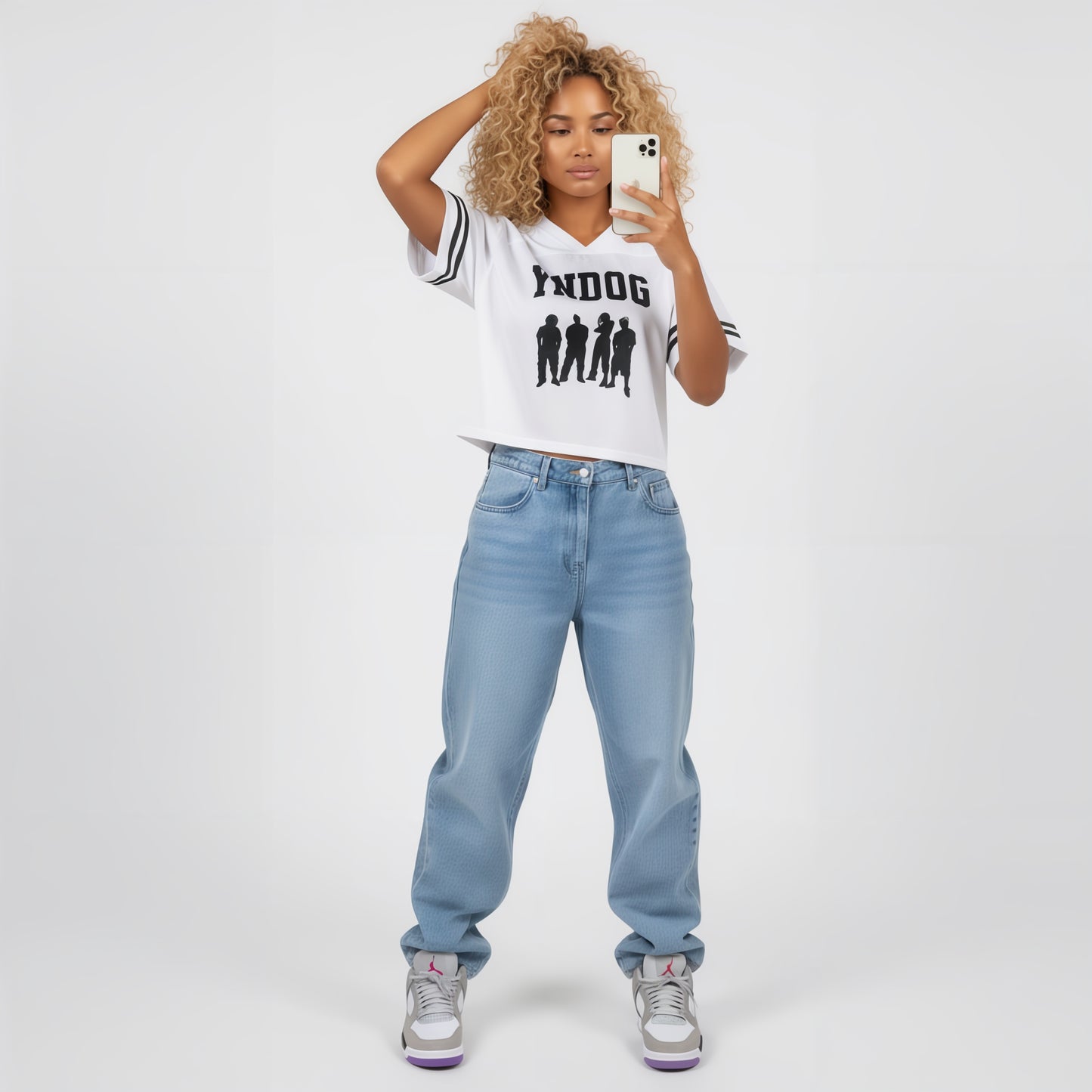 Womans Taped Mesh T-Shirt YN DOG