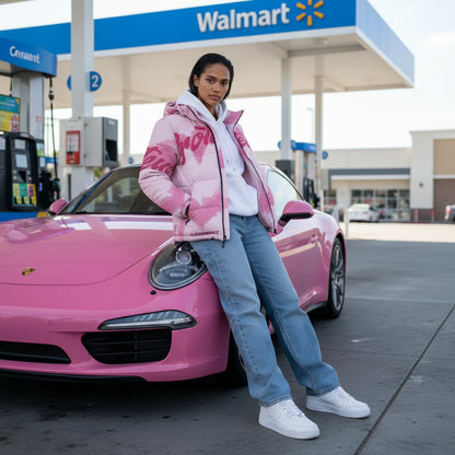 Womans Leao Valentine Pink Panther Jacket