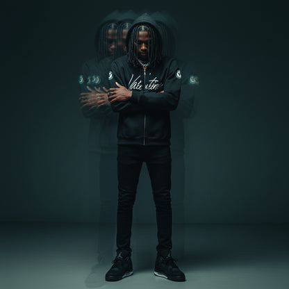 Mens Ridiculous Badge Zip hoodie