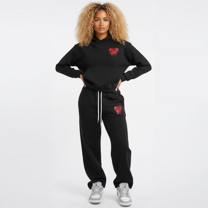 Bad Tracksuit Fleece Straight Leg Pants