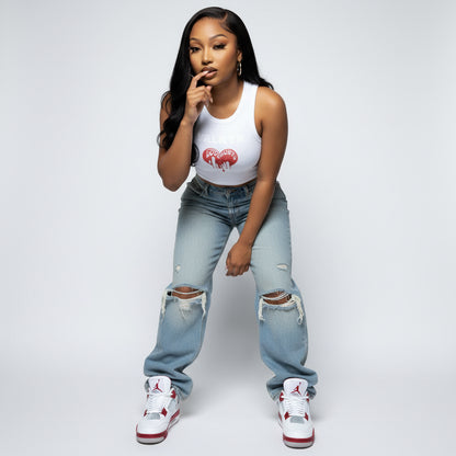 Womans Love Hurts Tank Top