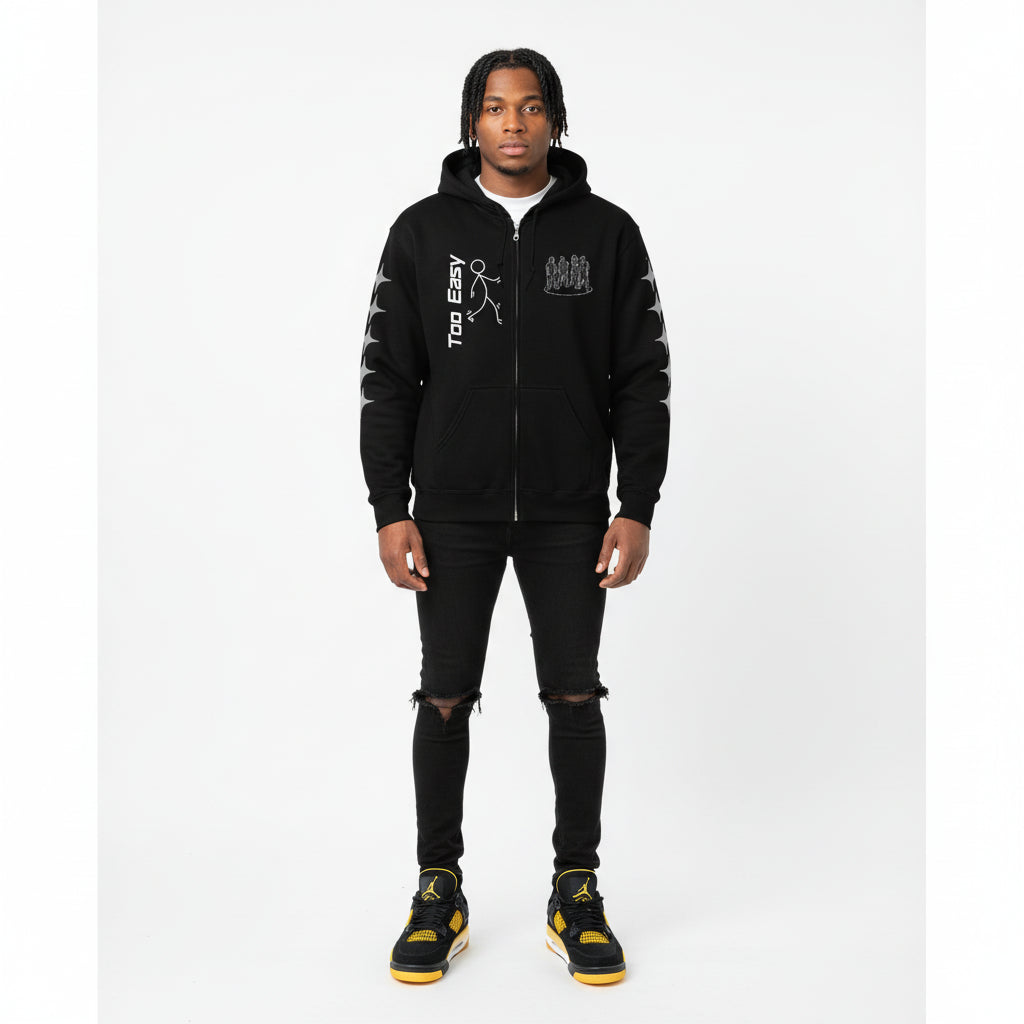 Too Easy heavy blend zip hoodie