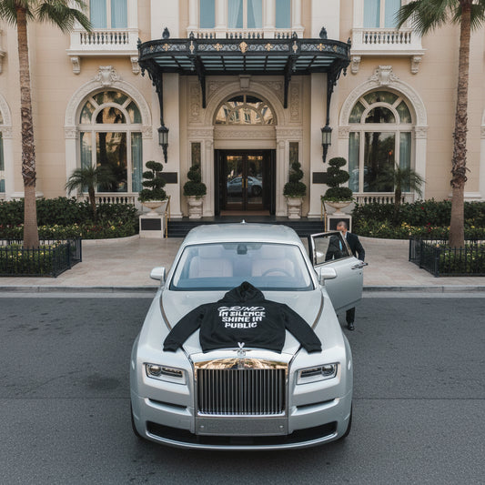 Mens Oversized Hoodie - Grind In Silence