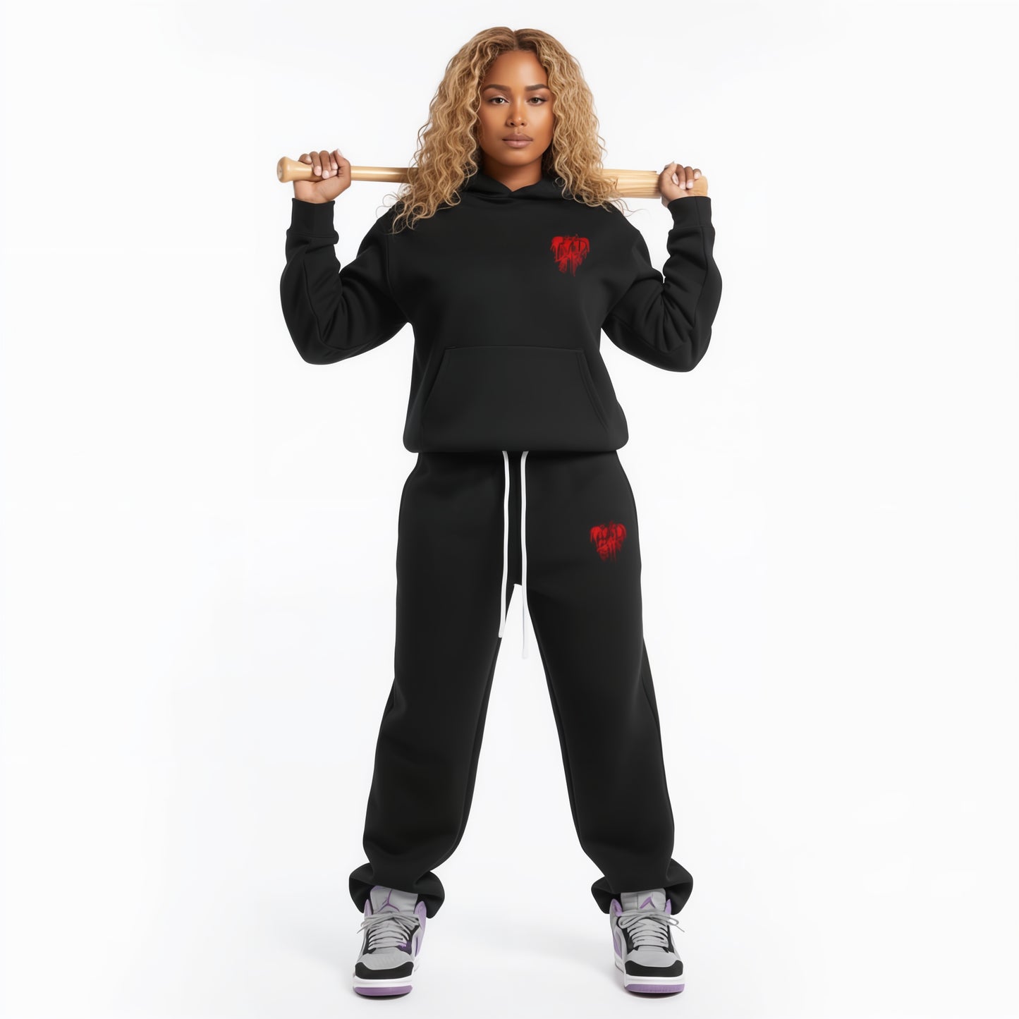 Bad Tracksuit Fleece Straight Leg Pants