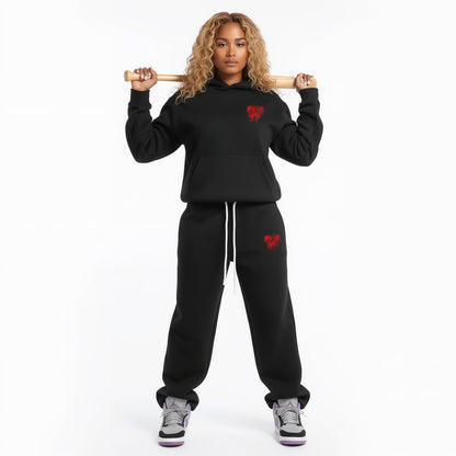 Bad Tracksuit Fleece Straight Leg Pants