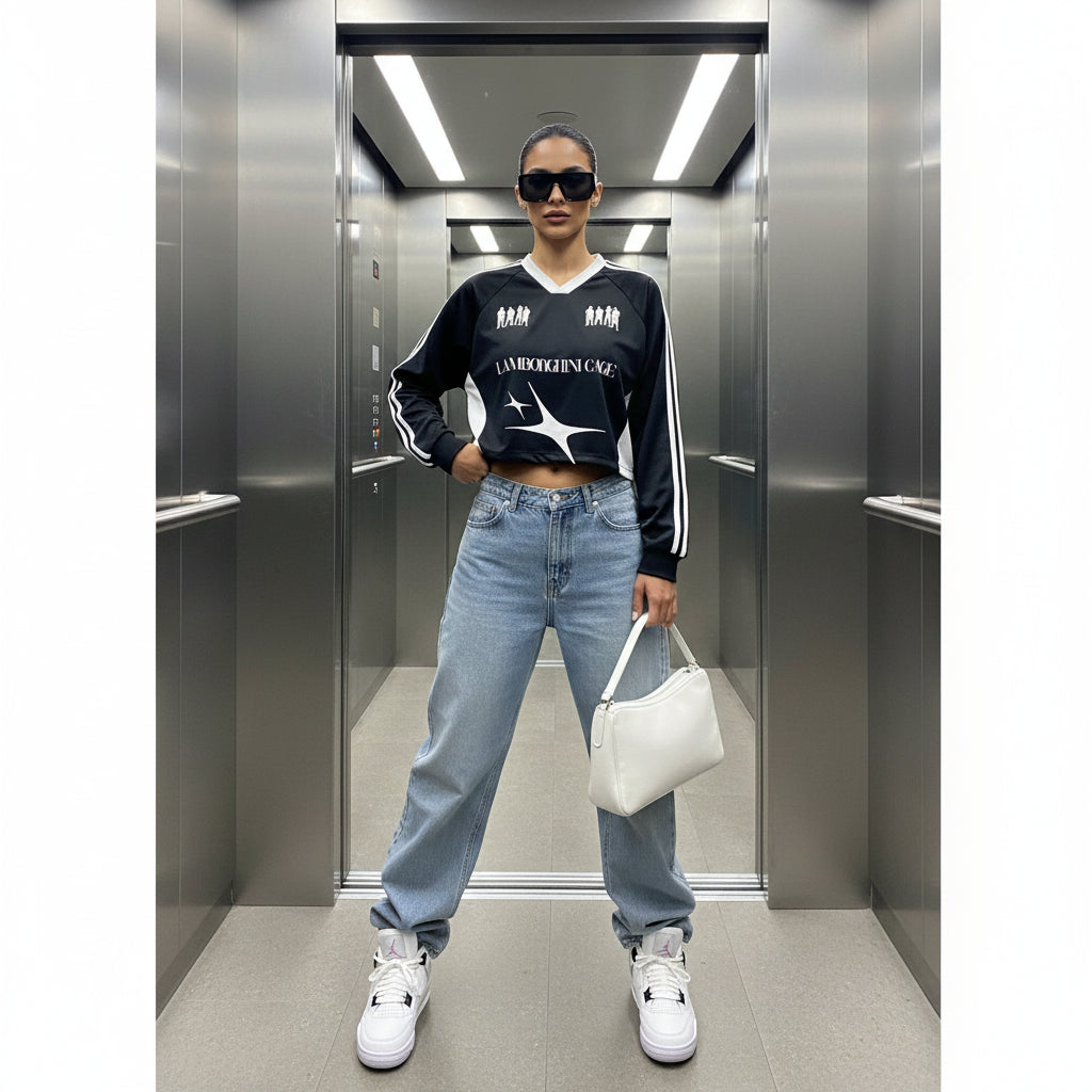 Lamborghini Cage Jersey Top