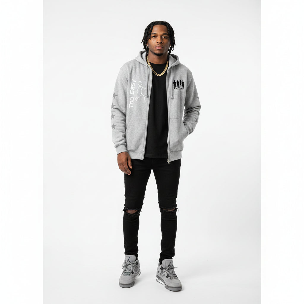 Too Easy heavy blend zip hoodie