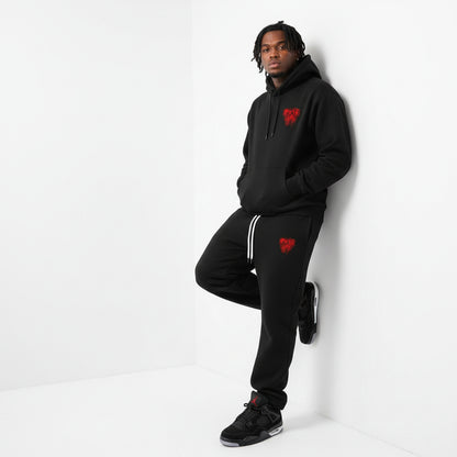 Mens Bad Tracksuit Fleeced Boxy Hoodie