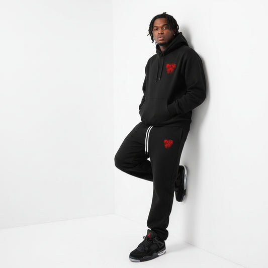 Mens Bad Tracksuit Fleeced Boxy Hoodie