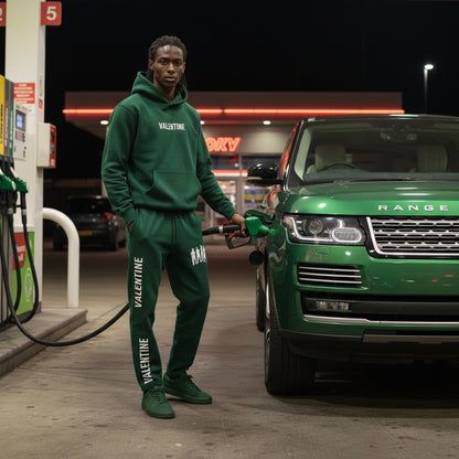 Solid Green Sweatpants