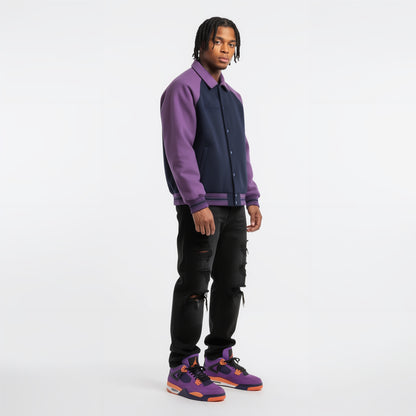 Purple P Baseball Jacket
