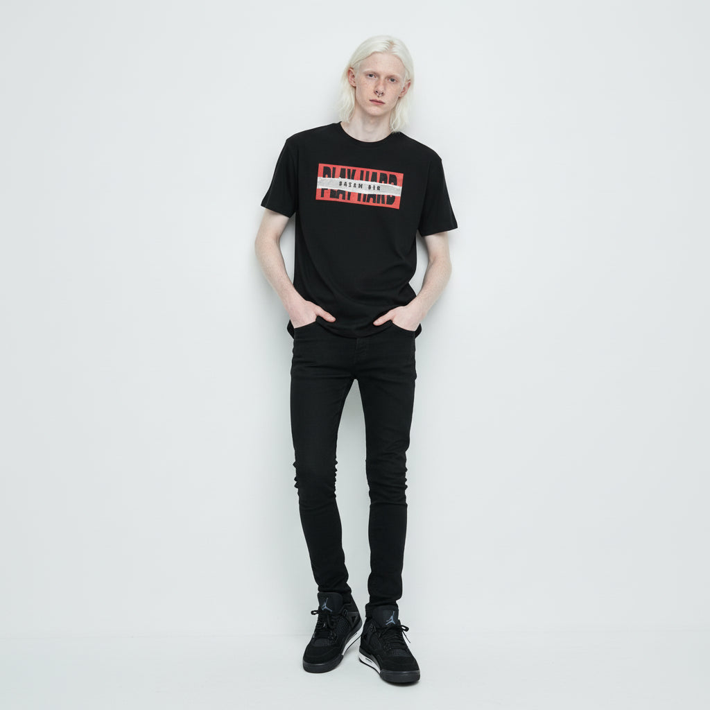 Mens Heavyweight Earth Tone T-Shirt- Playhard