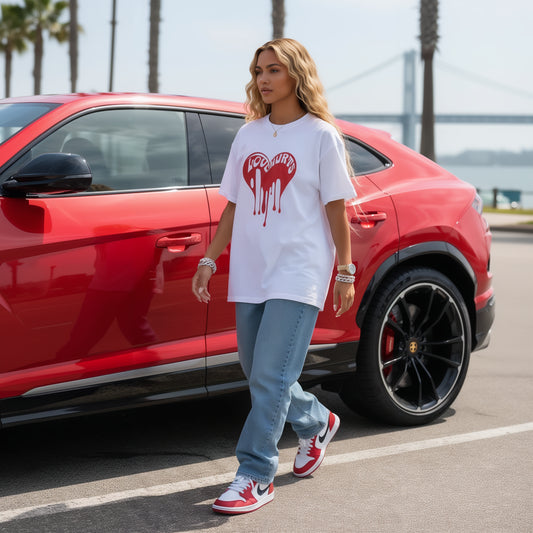 White T-Shirt - Love Hurts