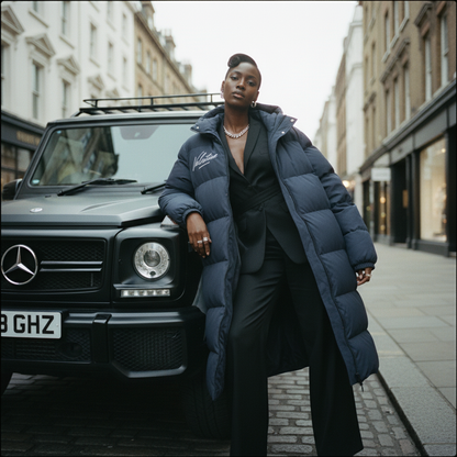 Womans Valentine Signed Navy Longliner