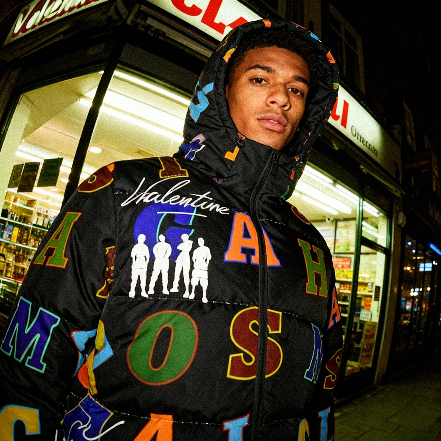 Valentine Letters  Puffer Jacket