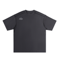 Oversized Contrast-Stitched Cotton Tee