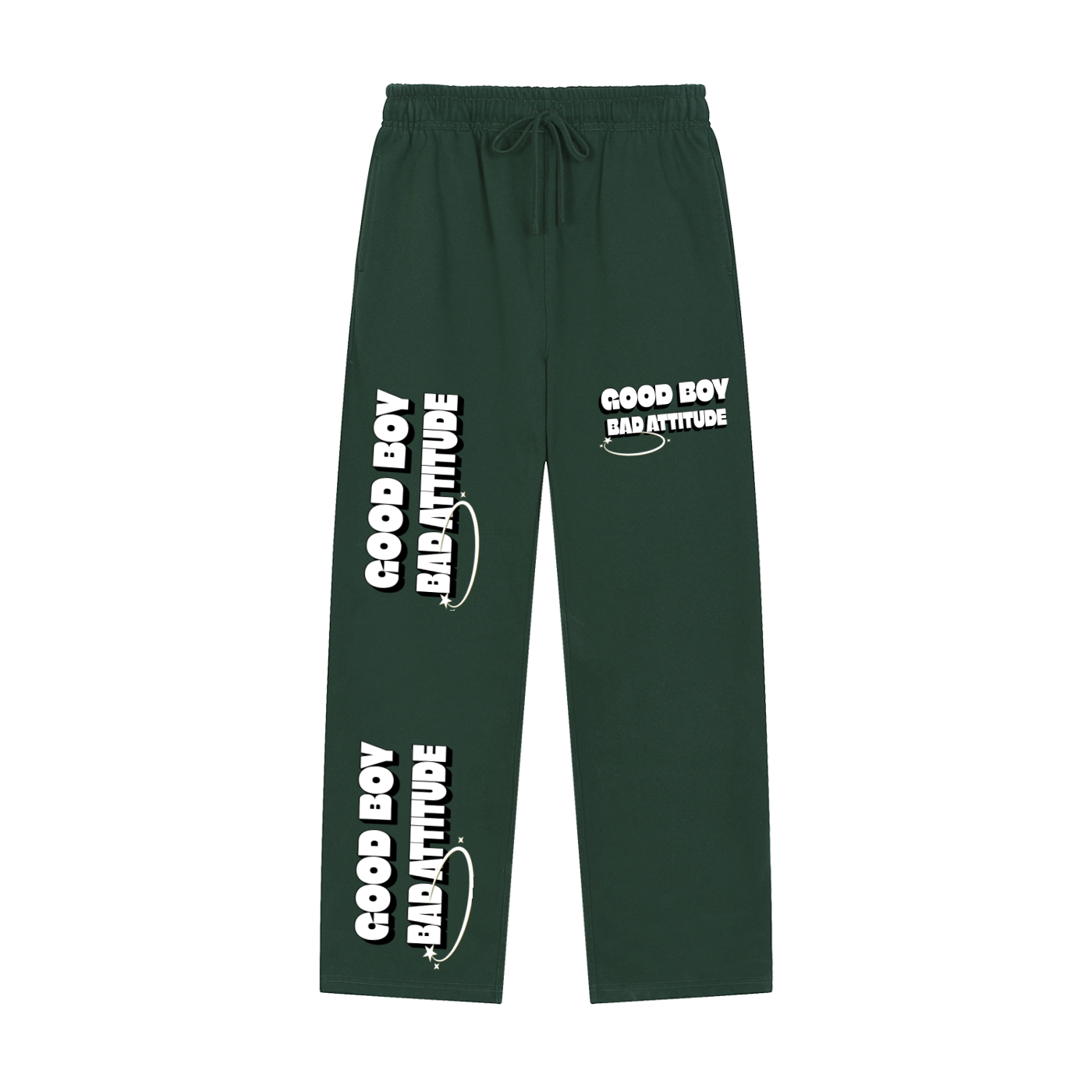 Bad Attitude Straight-Leg Sweatpants