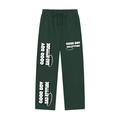 Bad Attitude Straight-Leg Sweatpants