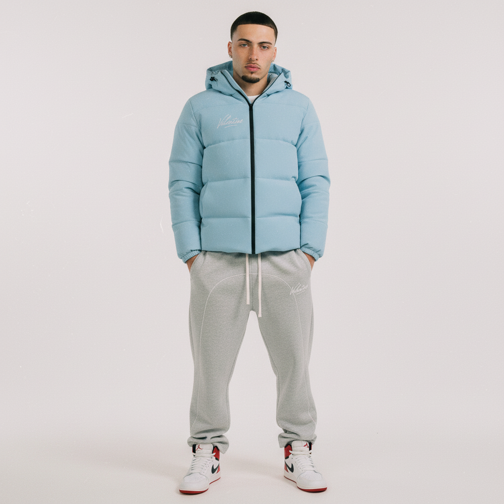 Baby Blue Leao Valentine Jacket