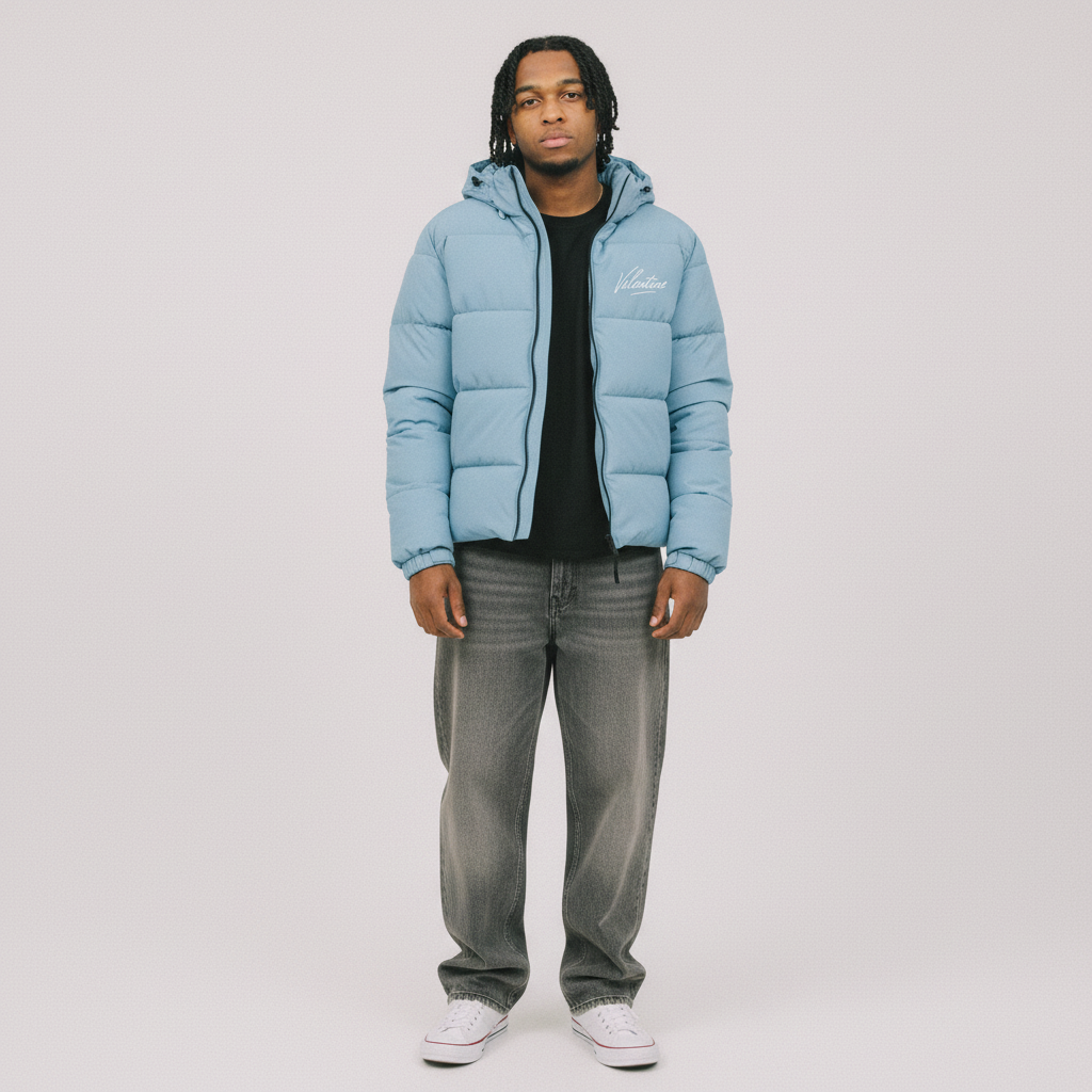 Baby Blue Leao Valentine Jacket