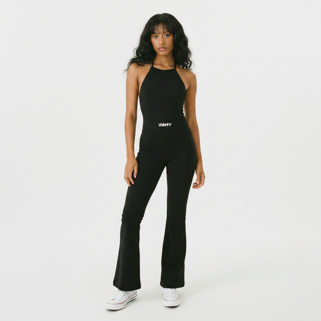 Women’s Halter Flared Jumpsuit