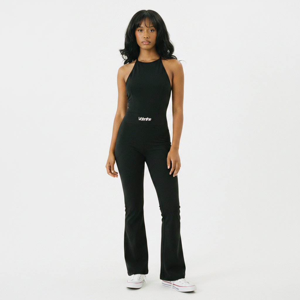 Women’s Halter Flared Jumpsuit