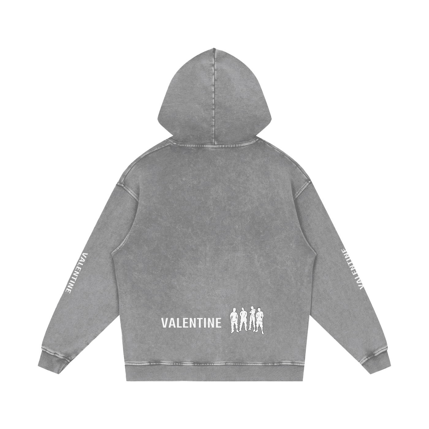 Snow Washed Green Hoodie