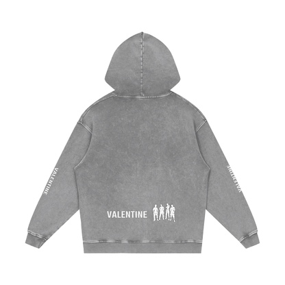 Snow Washed Green Hoodie