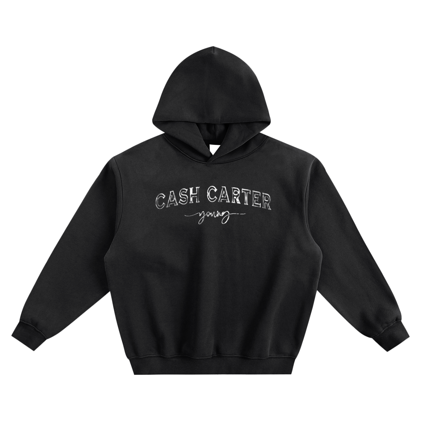 CASH CARTER Fleeced Tracksuit Boxy Hoodie