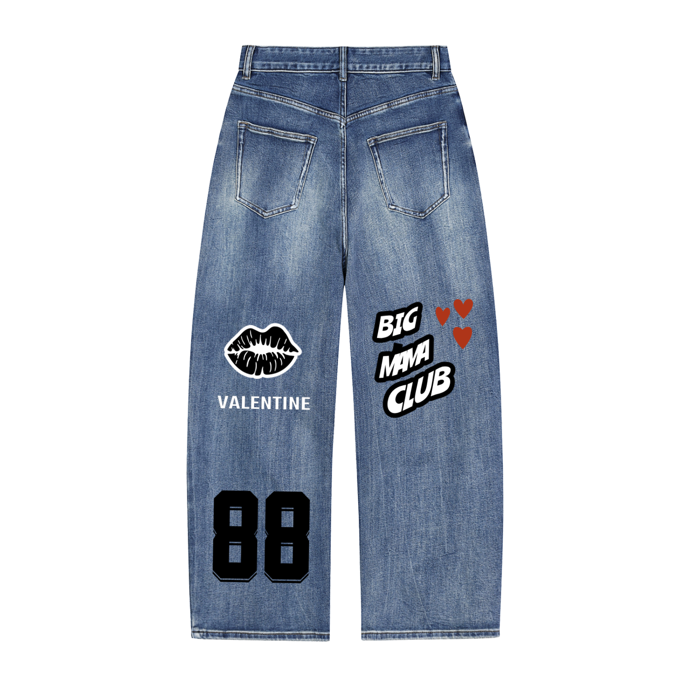 Big Mama Sun Fade Heavyweight Denim Jeans