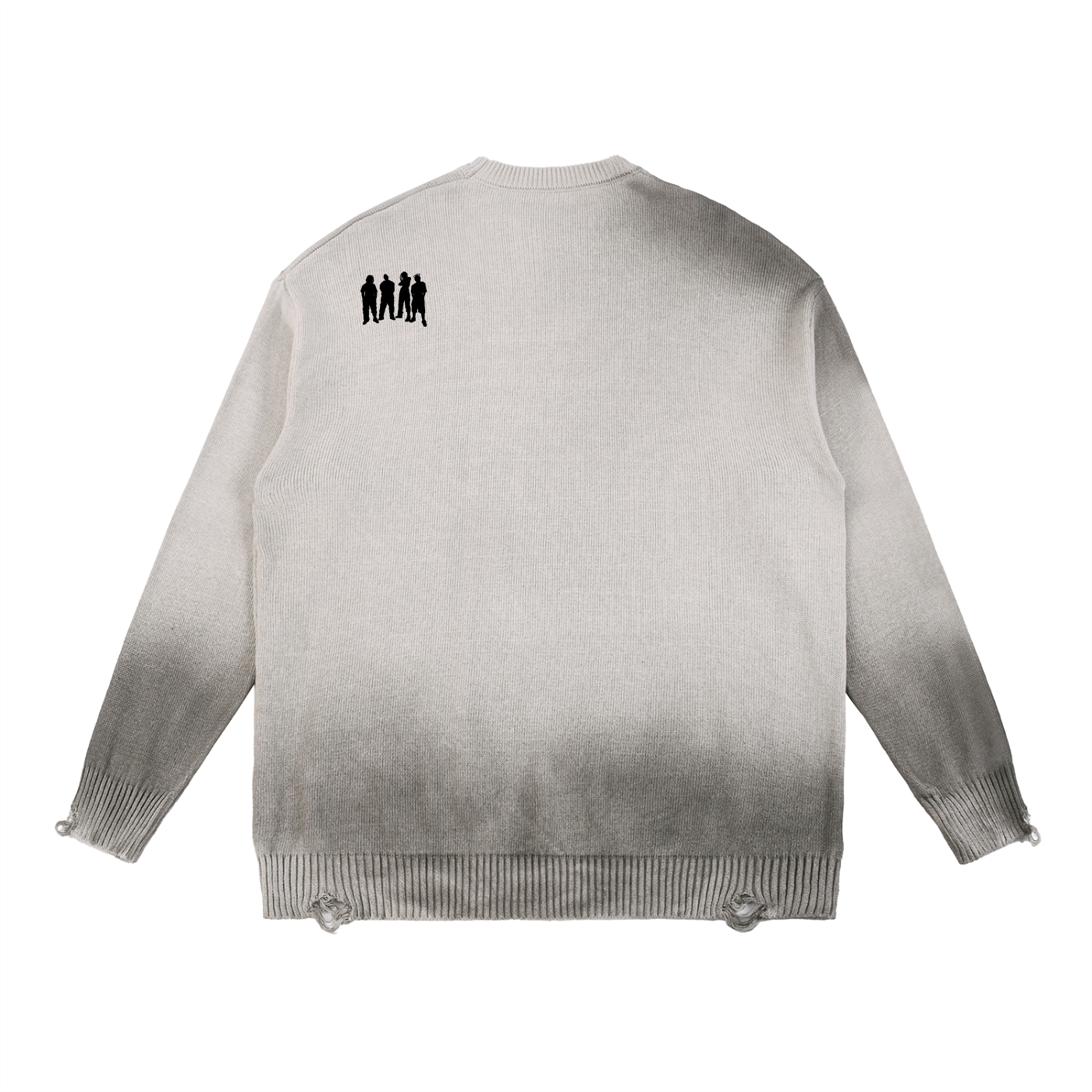 Distressed Ripped Crewneck sweater
