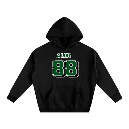 Oversize Fleeced Hoodie - A List Green