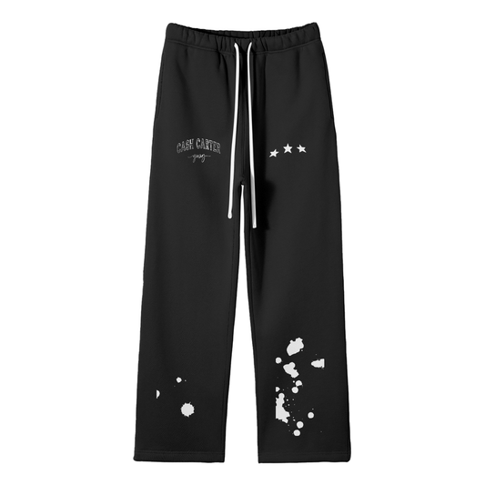 CASH CARTER Tracksuit Fleece Straight Leg Pants