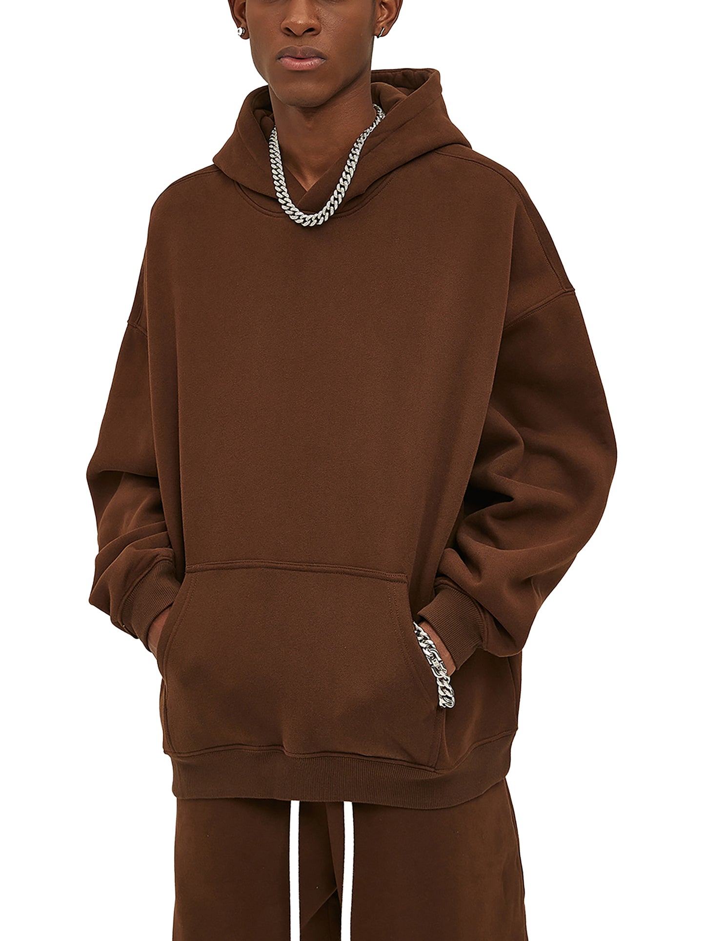 Oversize Fleeced Hoodie - Original Leao Valentine