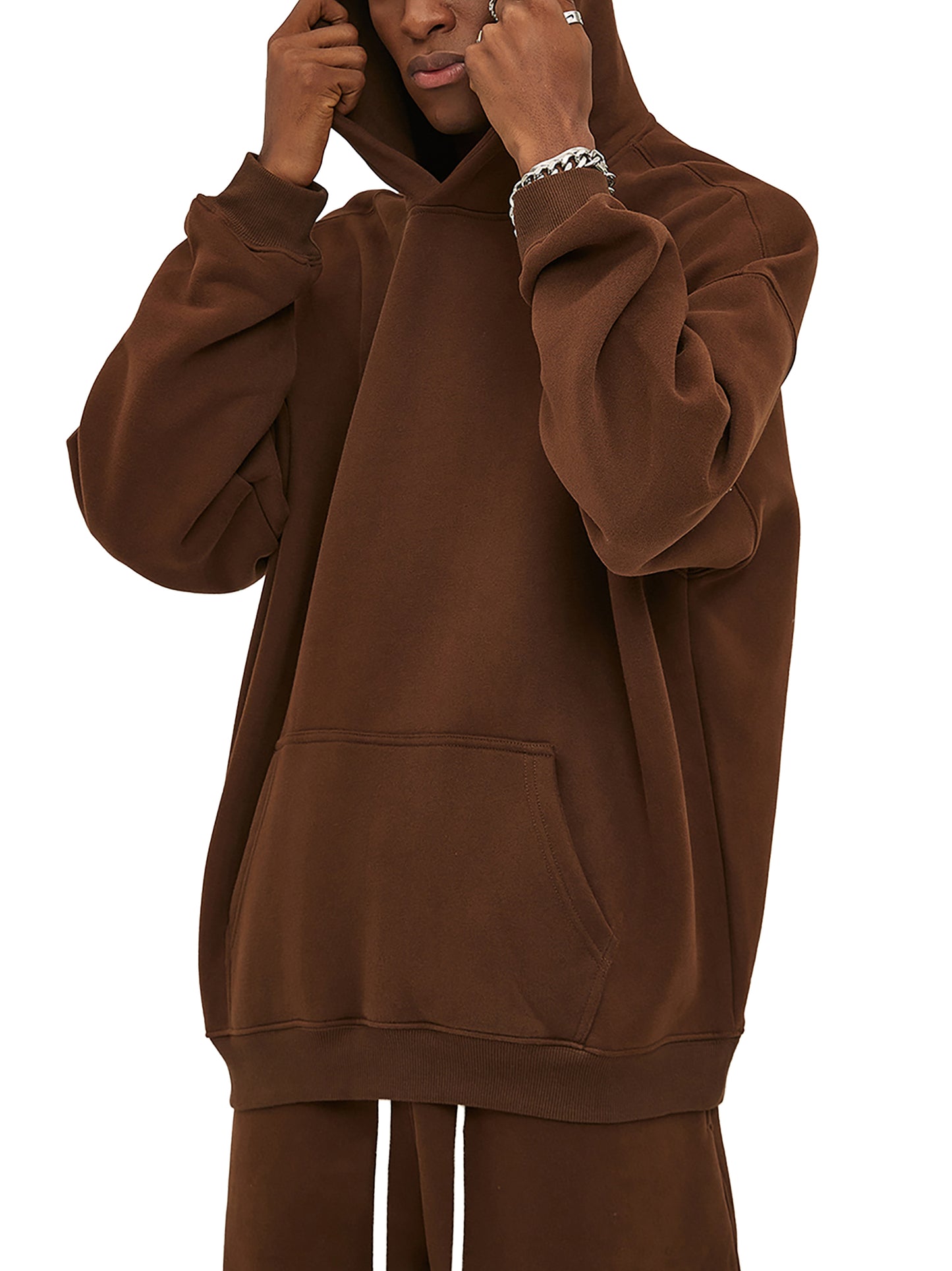 Oversize Fleeced Hoodie - Original Leao Valentine