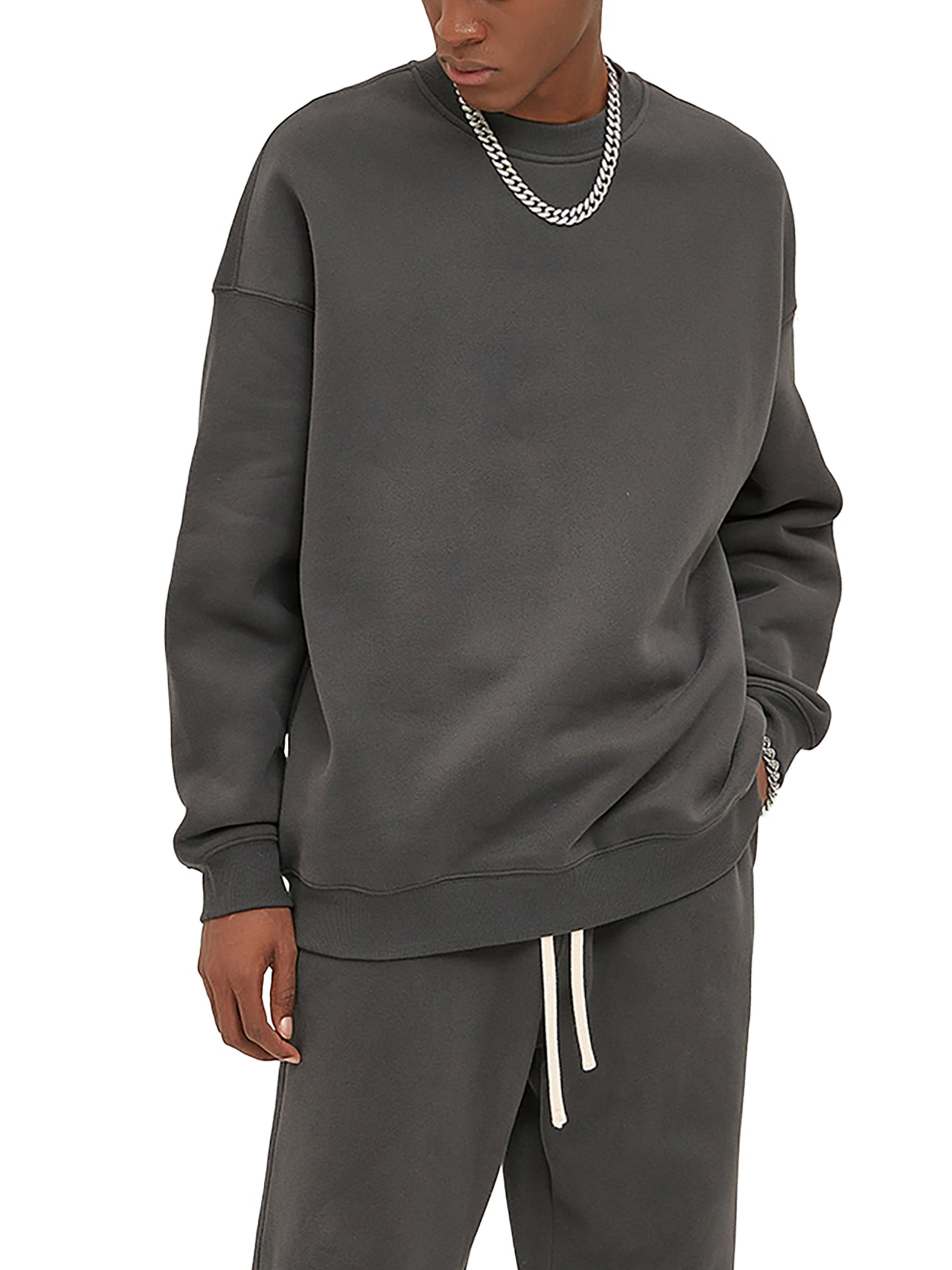 Fleeced Sweatshirt- Playful