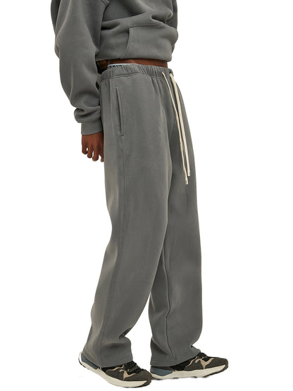 Mens Streetwear Straight Leg Pants - A