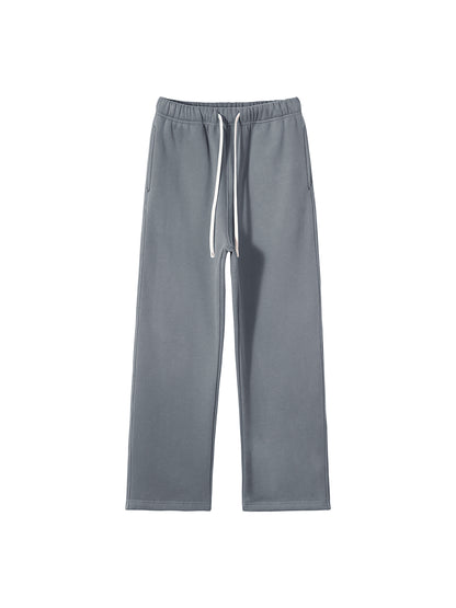 Mens Streetwear Straight Leg Pants - A
