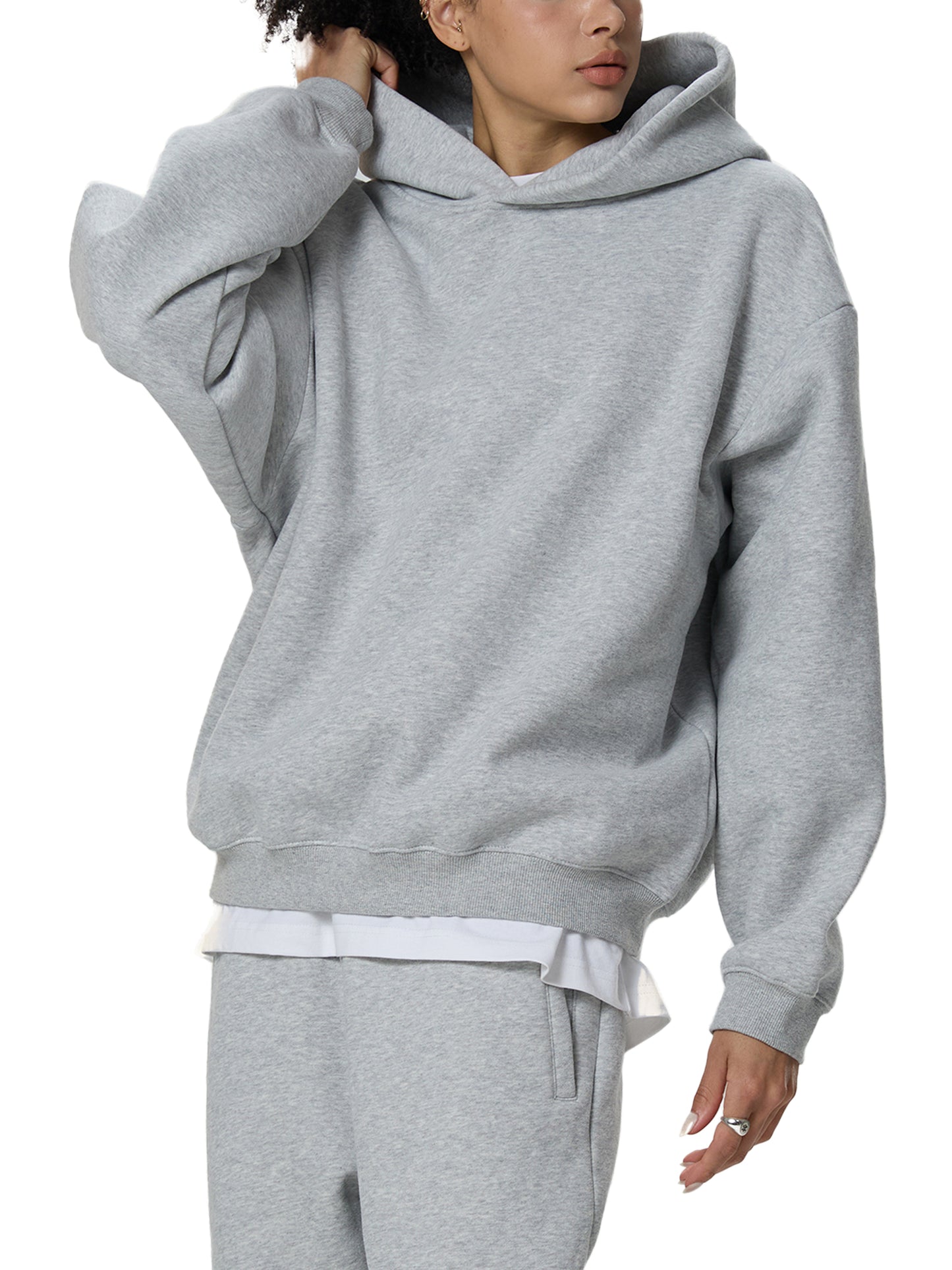 STREET DUNK Fleeced Boxy Hoodie