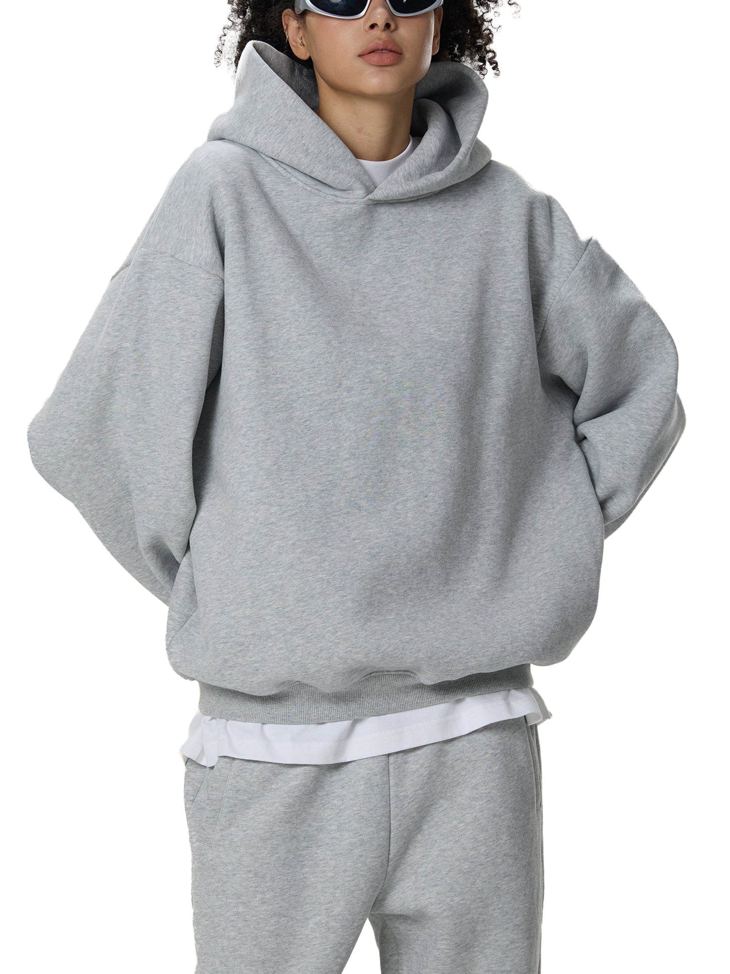 Bad Tracksuit Fleeced Boxy Hoodie