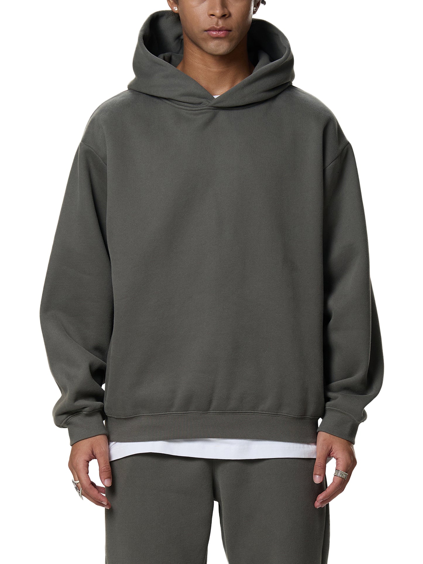STREET DUNK Fleeced Boxy Hoodie