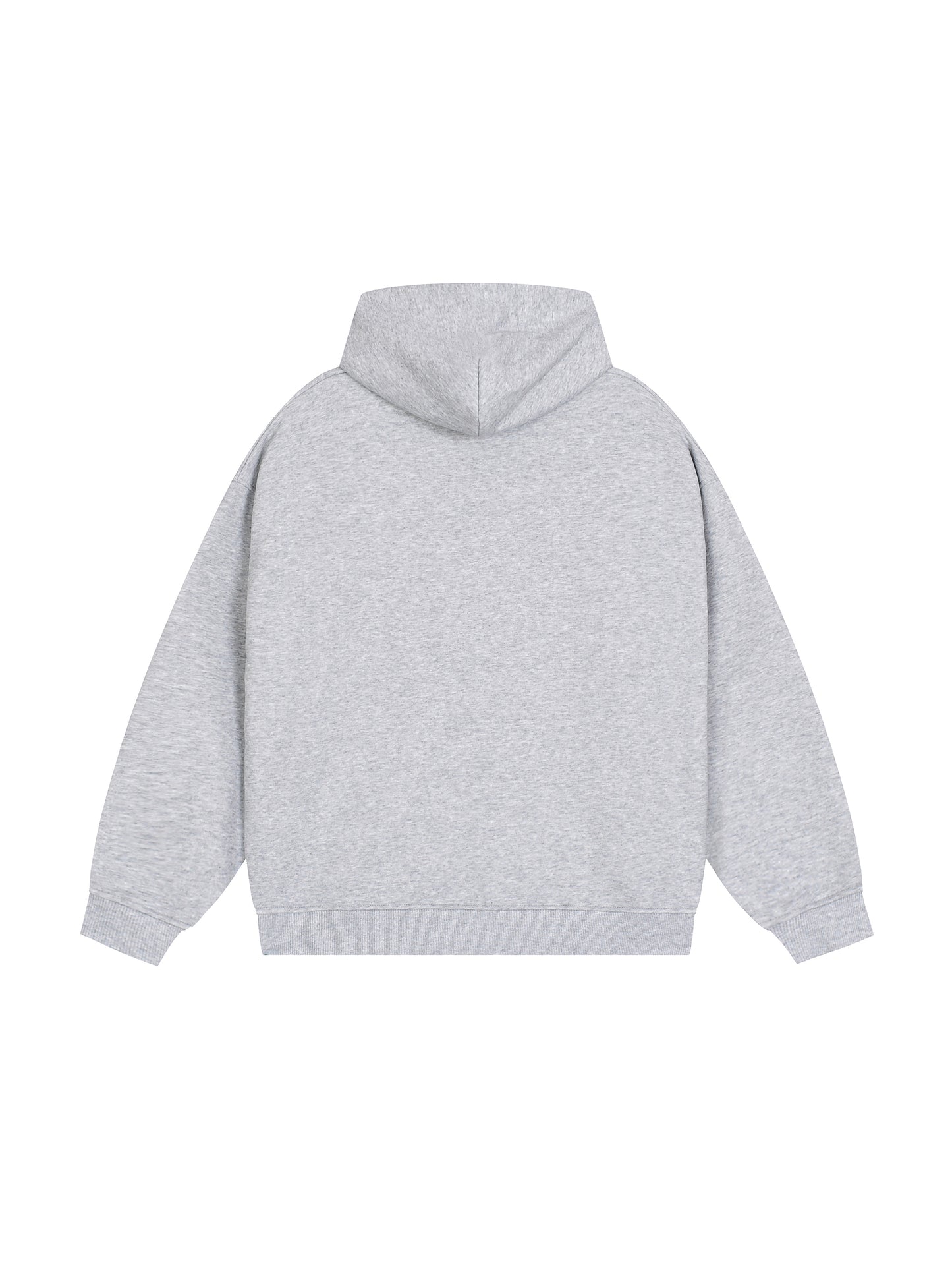 Grey Heavyweight Zip-up Tracksuit Hoodie- Love Hurts