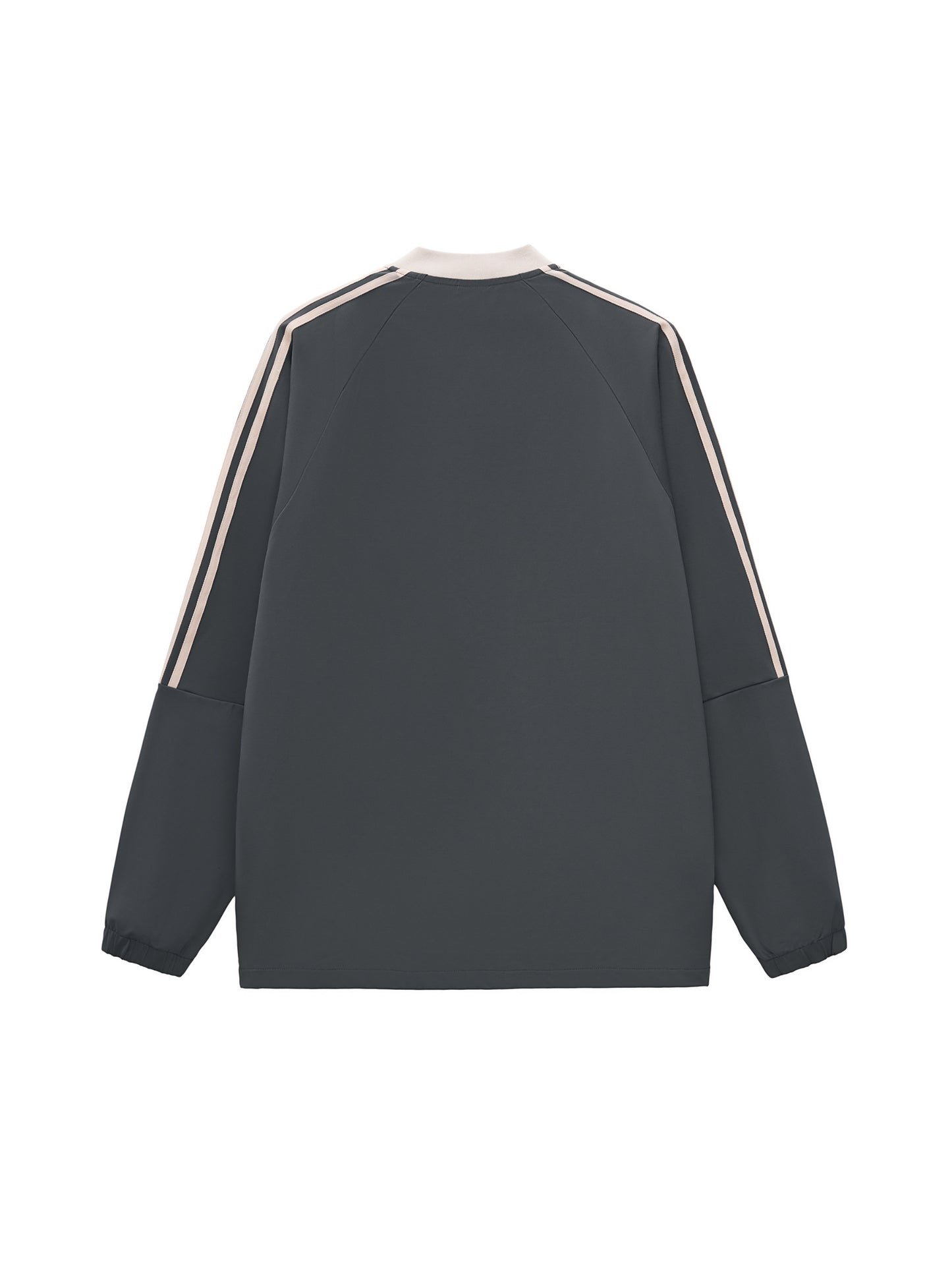 Color-Block V-Neck Long-Sleeve T-Shirt Womans