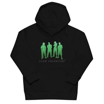 Kids Green Print Hoodie