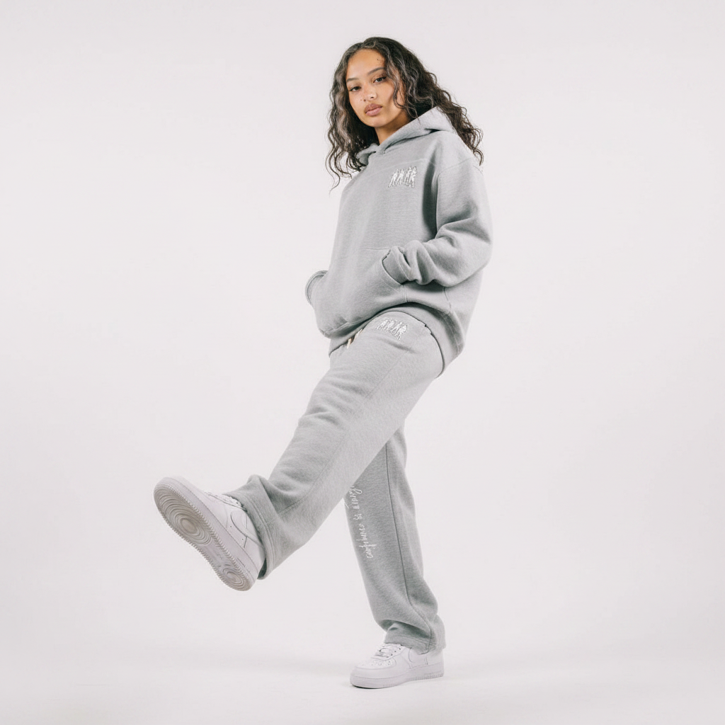 Womans Grey Tracksuit Top