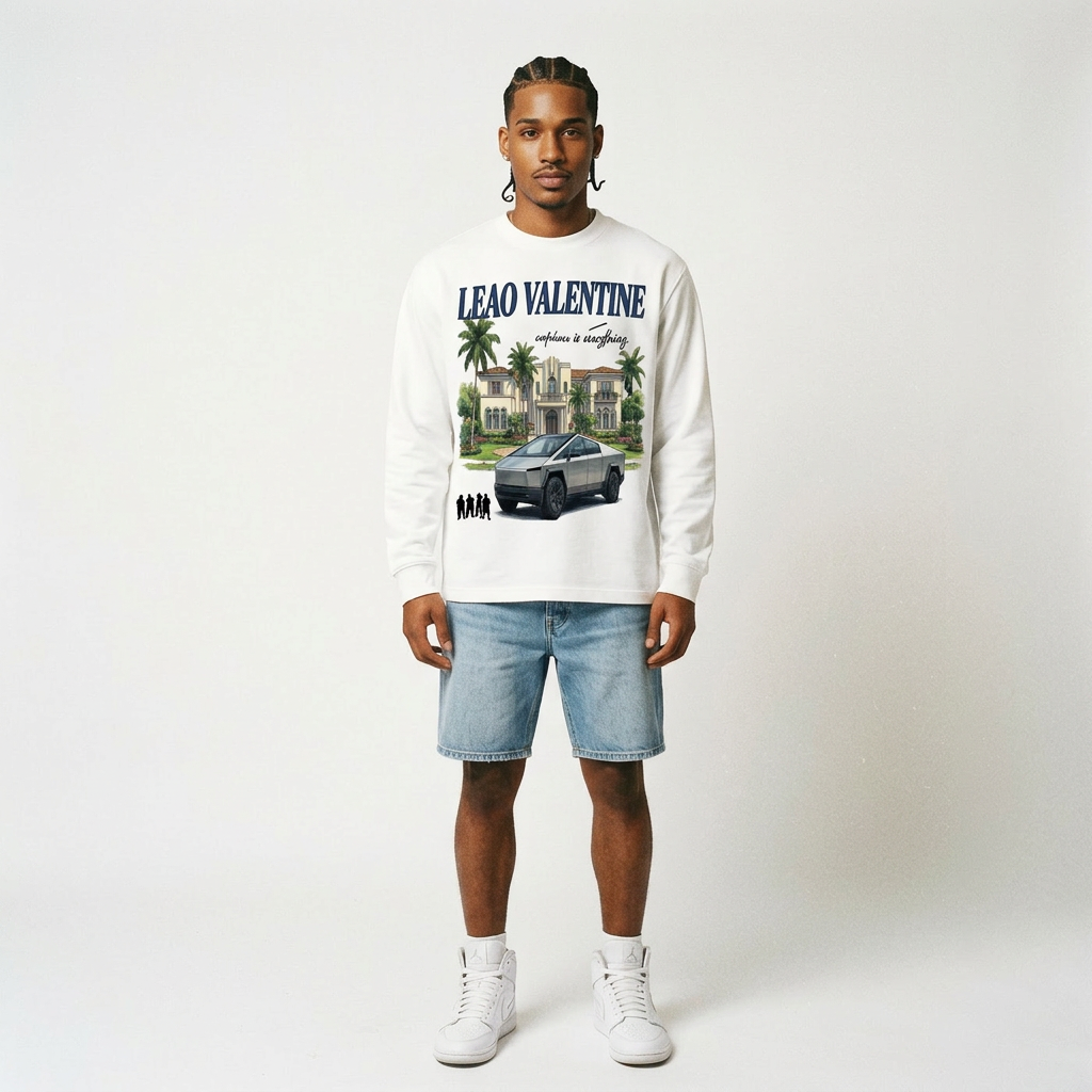 Cybertruck Mansion Long-Sleeve T-Shirt