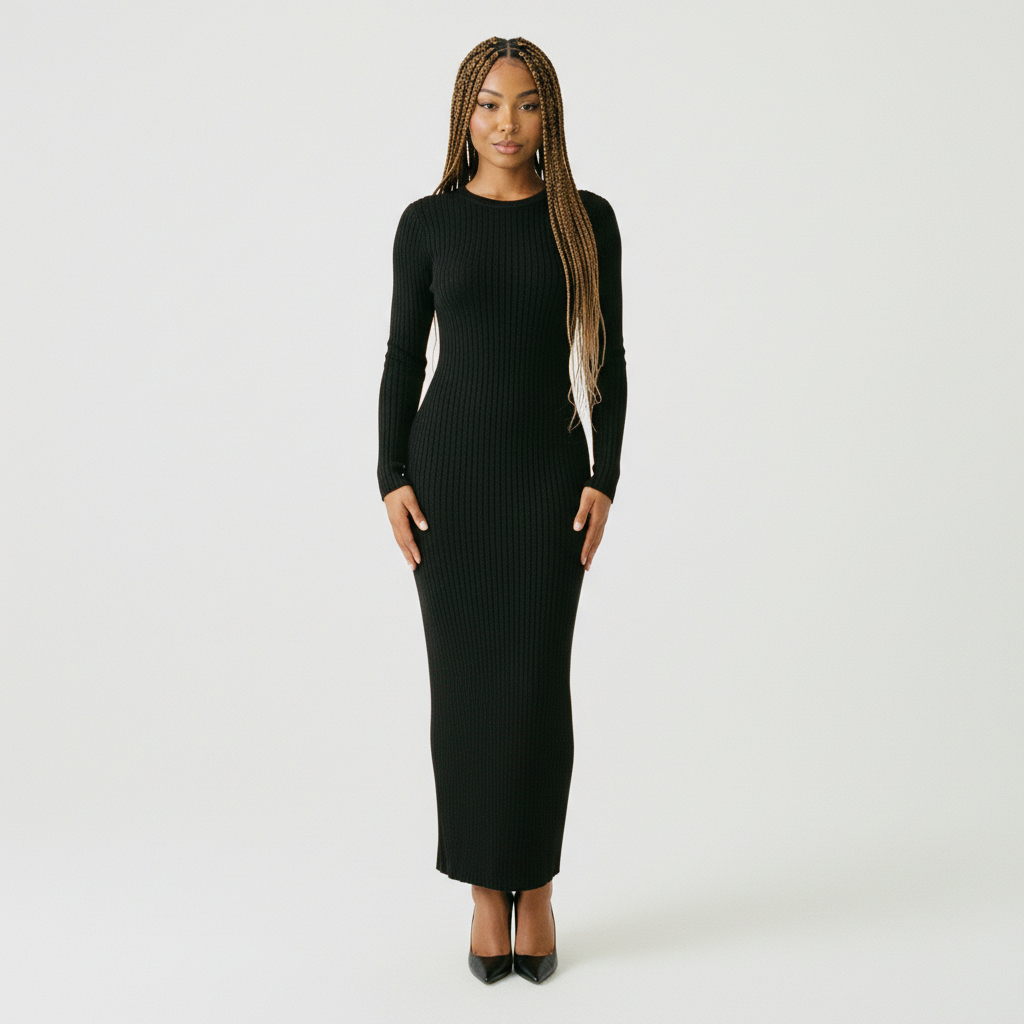 Dyed Washed Slit Maxi Dress