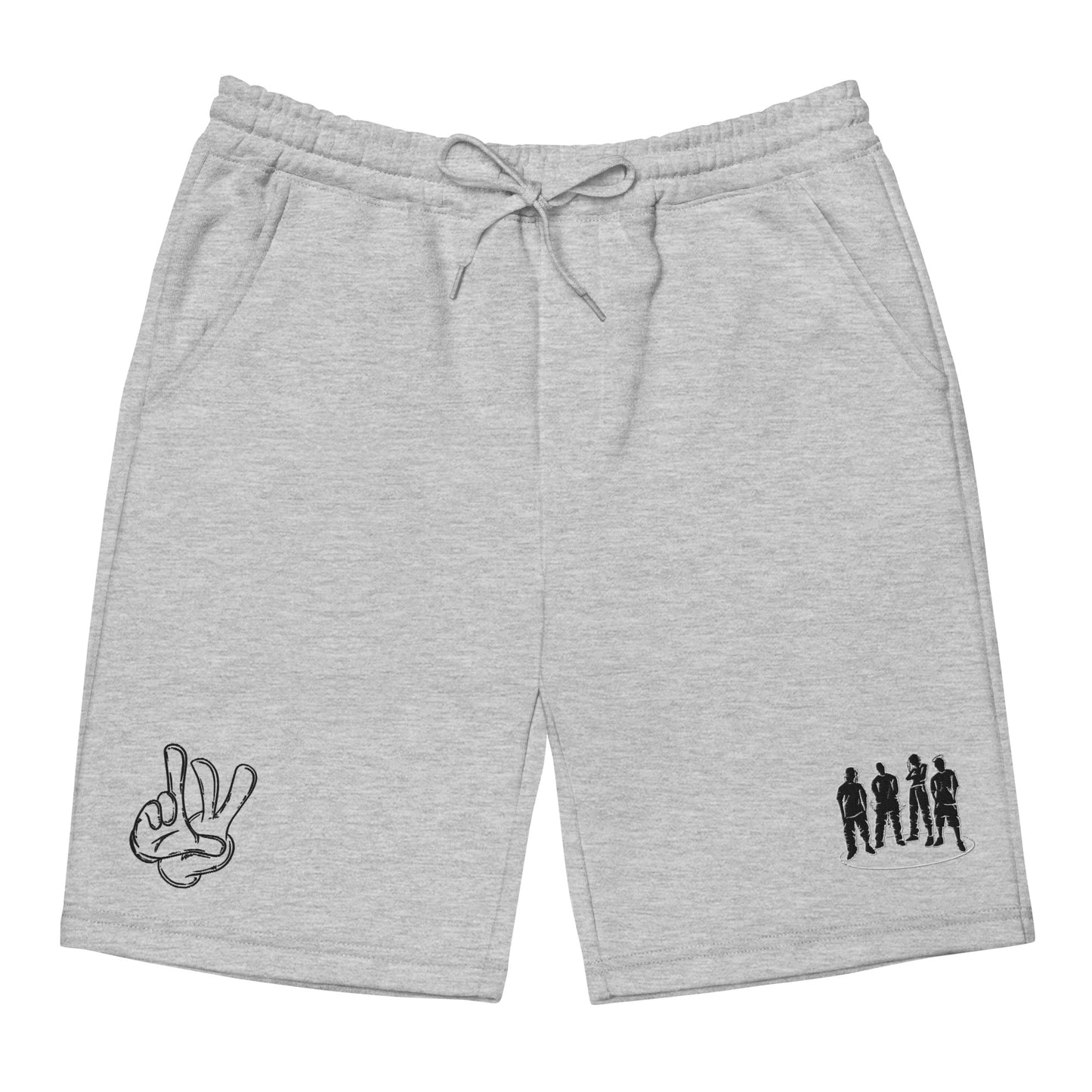 Men's Leao Valentine Grey Fleece Shorts