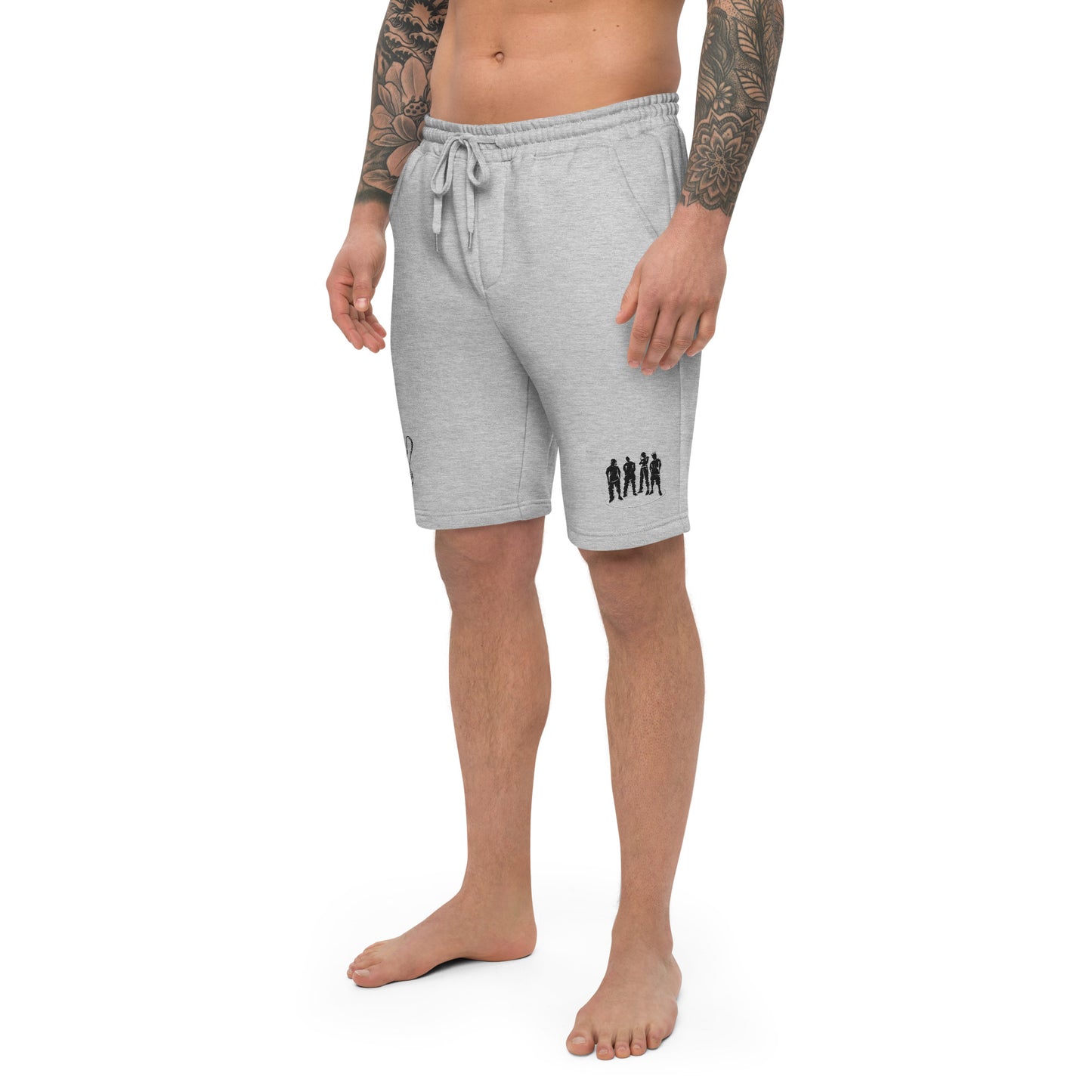 Men's Leao Valentine Grey Fleece Shorts