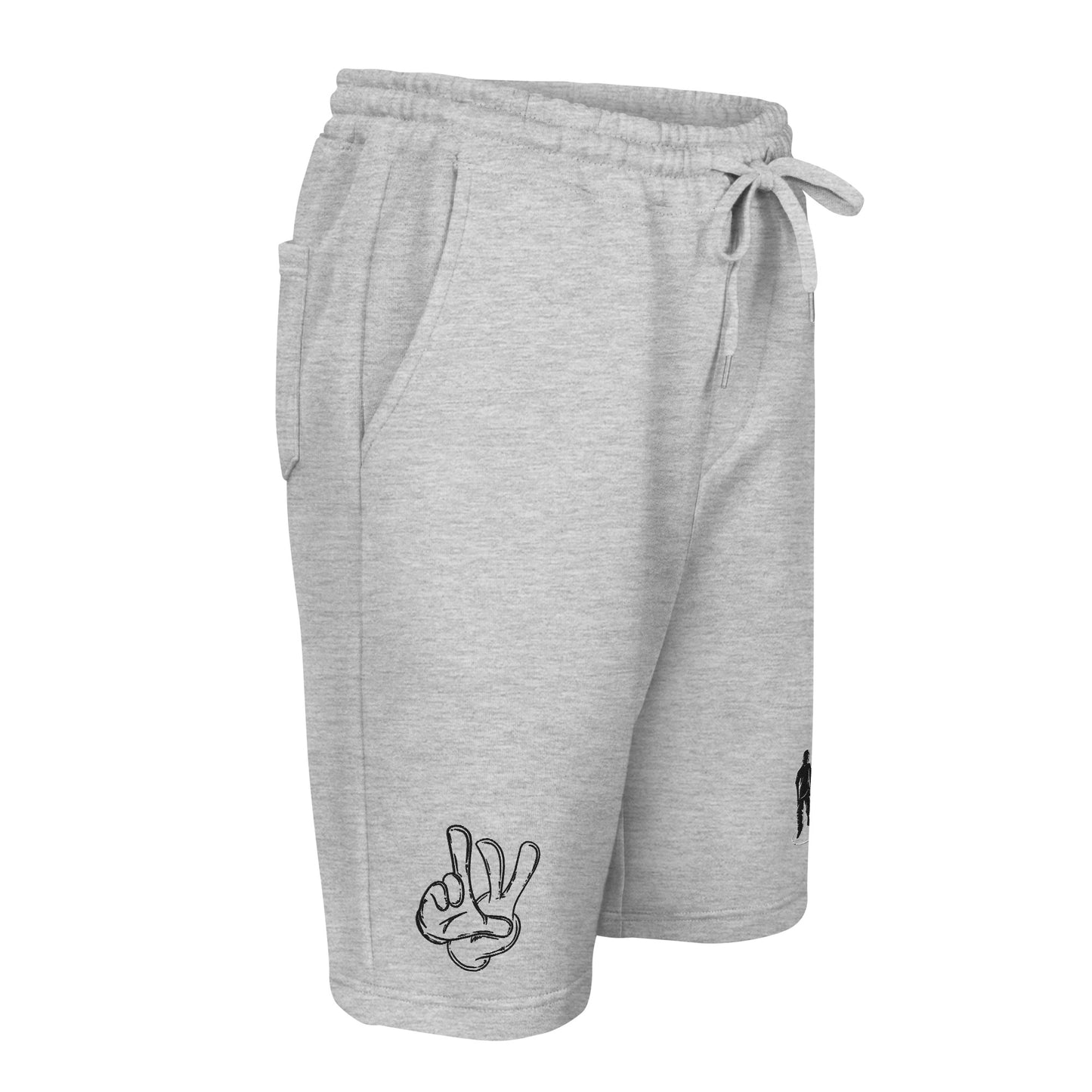 Men's Leao Valentine Grey Fleece Shorts